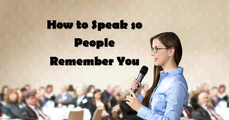 Speak to Be Remembered